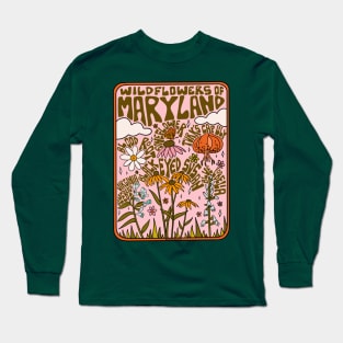 Maryland Wildflowers Long Sleeve T-Shirt